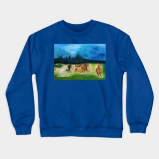 Wild Horses Crewneck Sweatshirt